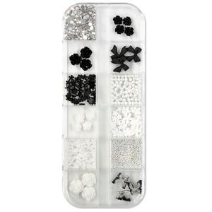 바르나 네일파츠스톤 12칸 세트, G타입, 1개