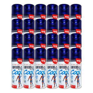 유한양행 해피홈 에어 파스 쿨 스프레이 200mL X 24개