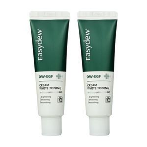이지듀 DW EGF 크림 화이트 토닝 50ml 2개세트 기미 재생크림