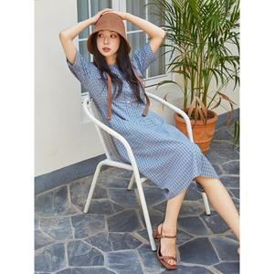 갤러리아 체크 플레어 원피스 VOCOA4M5336