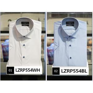 [란체티](김해점)남성 화이트/블루 모달 반소매셔츠 LZRP554WH/BL 2종 택1