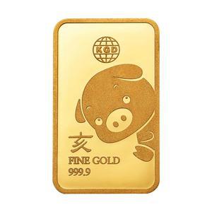 [한국금다이아몬드] 순금 돼지 골드바 24K 3.75g 999.9 금시세