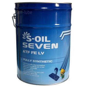S-OIL 세븐 ATF FE LV 20L 4~9단 100% 합성 저점도 오토미션오일 (멀티 업그레이드 신제품) 모비스 SP4M-1 GM 덱스론6 ZF 5~9단 머콘 LV ULV