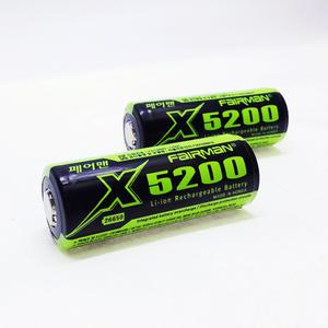 페어맨 리듐이온 26650 배터리 X5200충전용 건전지
