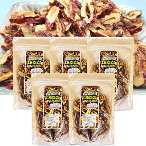 바삭한 건대추 슬라이스 대추채 100g x 3개 / 경산 건대추 생산