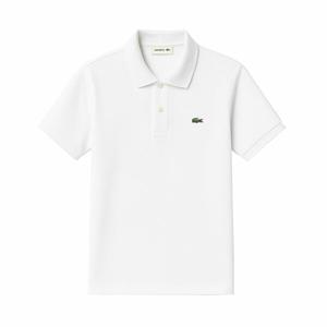 라코스테 키즈 베이직 폴로 반팔티 아동 티셔츠 화이트 PJ2909-001