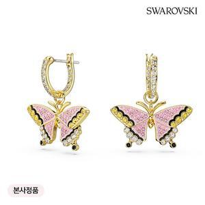 [본사정품/빠른배송] Idyllia 골드 톤 나비 드롭 귀걸이 5670055