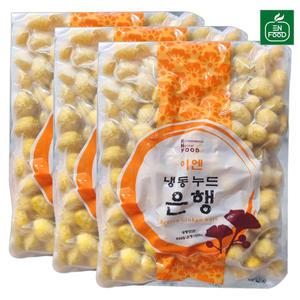 이엔푸드 냉동 깐은행 500g 3개