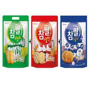 크라운 참쌀 선과 설병 누룽지 대용량 3종