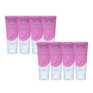해피바스 촉촉 히알루론 클렌징 폼 200g x8개