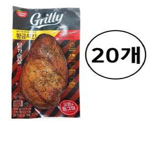 동원 그릴리 직화치킨 닭가슴살 블랙페퍼 105g x20개