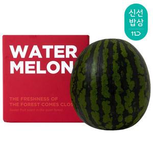 [산지발송]속과 겉이 다른 프리미엄 고당도 흑수박 4kg/5gk/6kg 이상 (12brix이상)