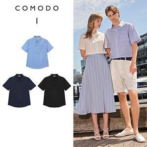 [comodo]코모도 시어서커 반팔 셔츠 남성 3종