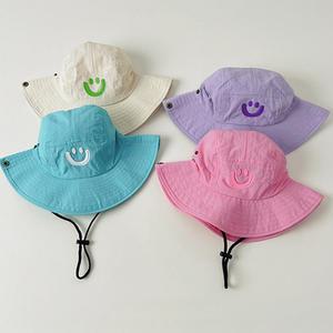 스마일 키즈 버킷햇 / 유아 여름 모자 아동 썬햇