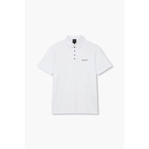 ARMANI EXCHANGE AX 남성 사이드 미니 로고 폴로 셔츠(A414131038)화이트