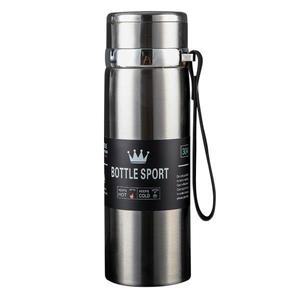 대용량 진공 이중 단열 컵 스테인리스 스틸 야외 뜨거운 차가운 음료용 물병 1000ml