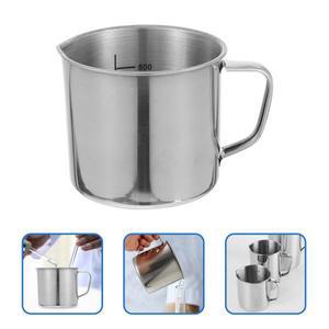 학교 실험실 측정 컵 스테인리스 스틸 비커  실험실 컵  화학 수업 졸업 비커  500 ml  1000ml