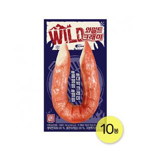 한성기업 한성 크래미 와일드 180g 10개 맛살 킹크랩 게살 크래미 크라비아