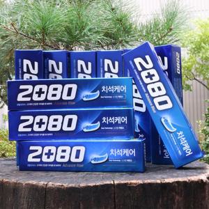 애경2080 어드밴스 블루 치석케어 치약 120g X 10 / 충치 잇몸질환 치석 치주질환