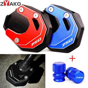 혼다 포르자 750 2025 2024 FORZA750 2023 2022 2021 2020 오토바이 CNC 킥스탠드 풋 사이드 스탠드 익스텐션 패드 지지대 플레이트