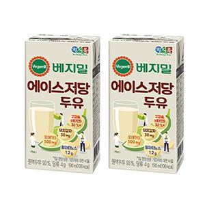 정식품 베지밀에이스 검은콩 저당두유 190mL 48팩