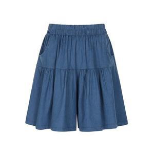 르샵 데님 플레어 4부 밴딩 치마바지 SO6DP700