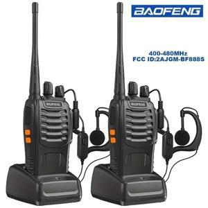 Baofeng BF-888S 워키토키 양방향 라디오 장거리 USB 충전식 경계선 없는 통신