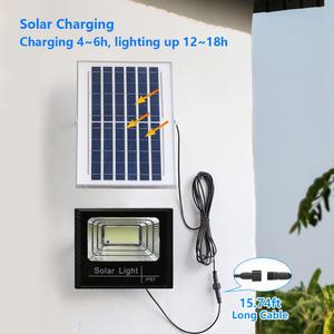LED 태양광 조명, 야외 방수, 강력한 투광 조명, 태양광 반사판, 가로등, 50W, 100W, 200W, 300W, 500W, 220V