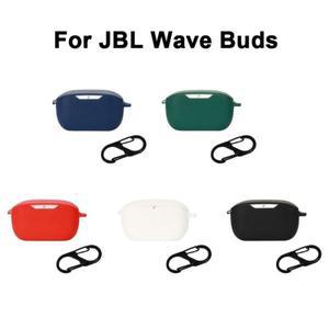 [소리나라]JBL 호환용Wave Buds 케이스 충격 방지 실리콘 이어폰 커버 솔리드 컬러 헤드폰 액세서리