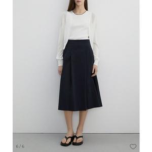 [리스트](대구신세계) 플리츠 플레어 롱 스커트