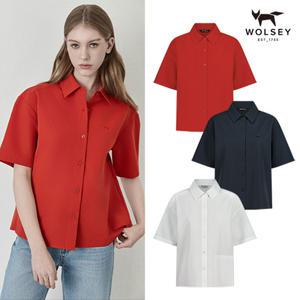 [Wolsey]울시 25SS 여성 시어서커 셔츠 3종