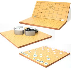보약게임 경북 양면 접이식 바둑장기세트(15mm)+바둑알+장기알