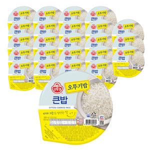 오뚜기 맛있는 오뚜기밥 큰밥 300g x 24개 백미 흰밥