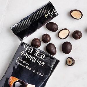 [자연맛남][설빙] 선물박스 다크초코 너츠 선물세트(15gx10봉)x4개 총40봉
