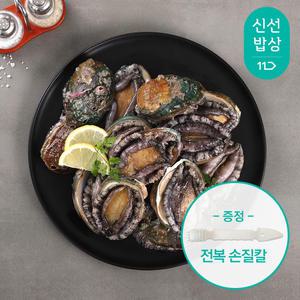 [품질보장] *추천* 완도 참 전복 1kg 7-8마리 왕왕특대 사이즈 / 세척솔증정