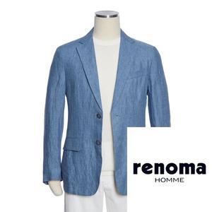 갤러리아 레노마 S/S 홑겹 프리미엄 블루 린넨 자켓 (RQJMBJ52A)