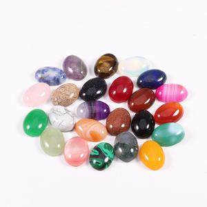 타원형 천연석 비즈 루즈 카보숑 팔찌 귀걸이 주얼리 DIY 공예 만들기 액세서리 10X14MM 13X18MM