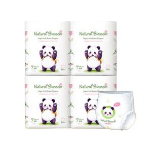 네추럴블라썸 팬티기저귀 밤기저귀 7단계 18p X 4팩