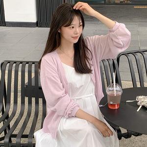 [제작] [컬러기획] 딸기우유 루즈핏 브이넥 가디건 81603 빅사이즈 여성의류