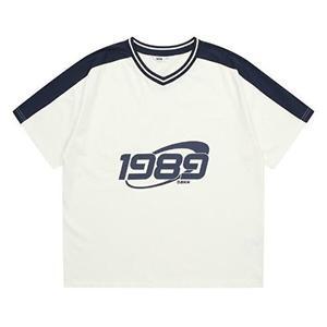 [셀러허브 1]소이 HC33 5부 브이넥 블록코어티 소이반팔티,블록코어,브이넥,남여고용,초등,고학년, 24M342