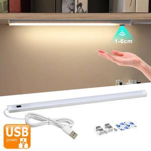 독서등 책상등 조명 5V USB LED 스트립 책상 램프 핸드 스윕 스위치 모션 센서 테이블 스탠드 연구실 캐비닛 주방 아래
