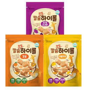 [아이배냇] 칼슘 하이롤 3종택1/아이과자
