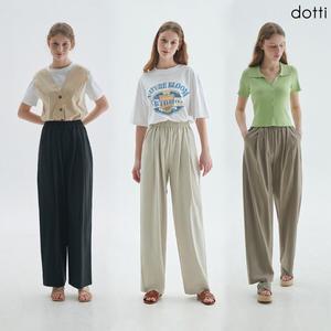 [도티 dotti] 도티 여성 새틴 세미 와이드팬츠 3종 (PWWW)