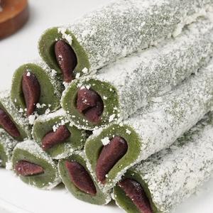 국내산 찹쌀로 만든 27cm 롱떡 카스테라 쑥말이떡 1kg