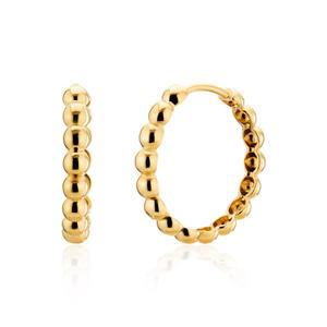 14K 볼륨 캔디볼 원터치 링귀걸이 XL 한쌍PNE40663