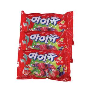 크라운 마이쮸 대용량 딸기+포도 952gX3봉지 츄잉 캔디