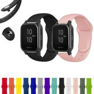 Garmin Venu SQ2 음악용 부드러운 실리콘 밴드 교체 스트랩