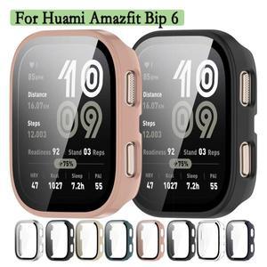 Huami Amazfit Bip 6 쉘용 보호 케이스(스크린 강화 유리 시계 커버 포함)