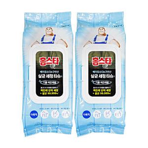 엘지 홈스타 베이킹소다 구연산 식초 담은 살균 세정 티슈 기름 찌든때용 60매 2개
