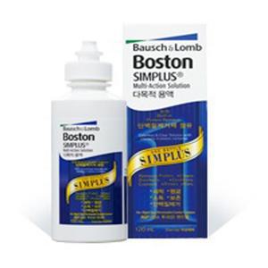 보스톤 심플러스 렌즈세정액 120ml 2개
